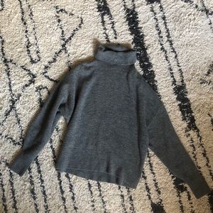 Soft Grey H&M Turtleneck Sweater